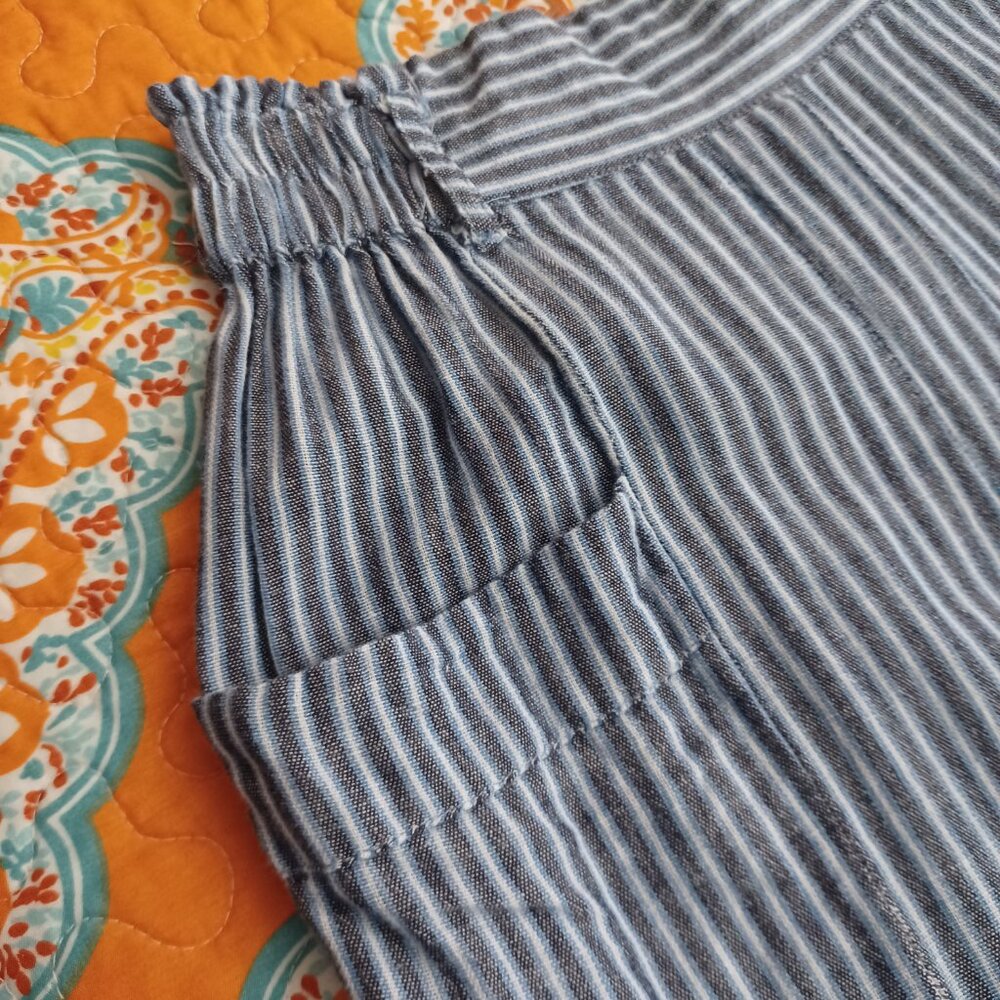 Striped Cropped pants with pockets - Size S - Picture 10 of 10
